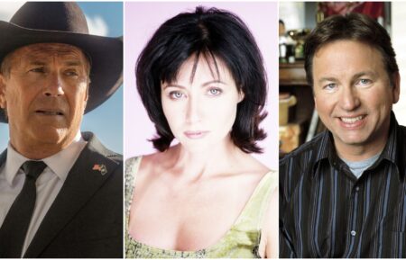 Kevin Costner in Yellowstone, Shannen Doherty in Charmed, and John Ritter in 8 Simple Rules