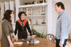 Amy Landecker, Alia Shawkat, and Rob Huebel in Transparent