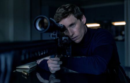 Eddie Redmayne as the Jackal in Day of the Jackal