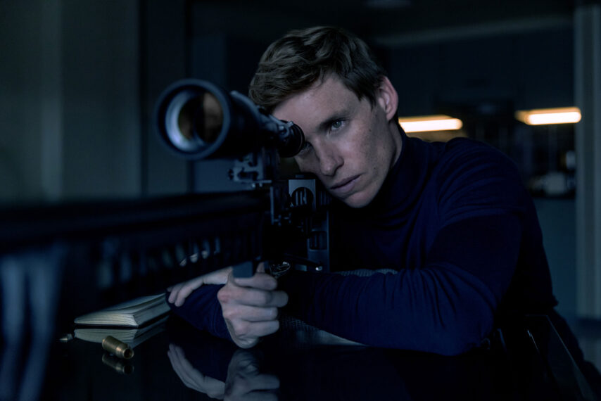 Eddie Redmayne as the Jackal in Day of the Jackal