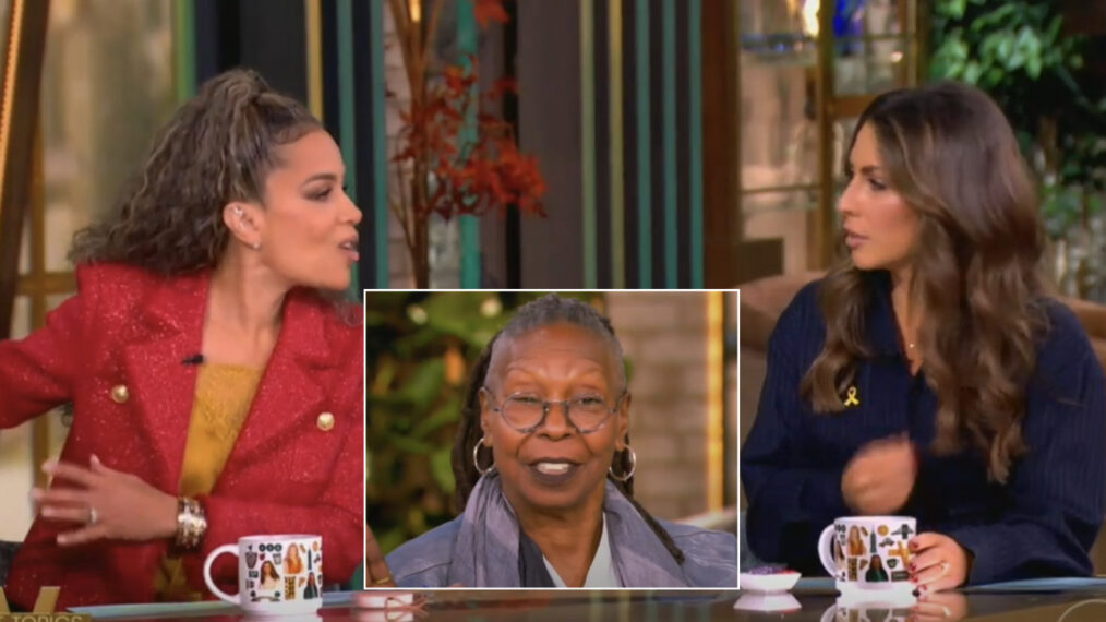 Whoopi Goldberg Has to Calm Down Sunny & Alyssa During Fiery ‘The View’ Debate