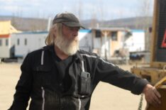 Tony Beets inspecting equipment in yard