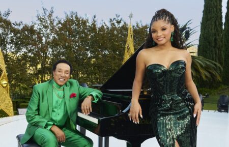 Smokey Robinson and Halle Bailey for 'A Motown Christmas'