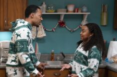 Tyler James Williams and Quinta Brunson in 'Abbott Elementary' Season 4