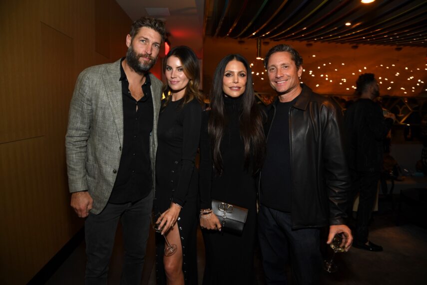 Jay Cutler, Samantha Robertson, Bethenny Frankel and Tom Villante attend Paramount Network's "Yellowstone" season 5B NYC premiere on November 07, 2024 in New York City.