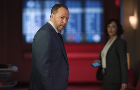 Donnie Wahlberg as Danny Reagan and Marisa Ramirez as Maria Baez in Blue Bloods - 'End of Tour'