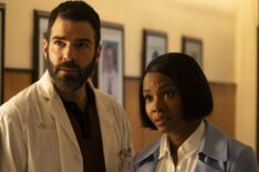 Zachary Quinto as Dr. Oliver Wolf, Tamberla Perry as Dr. Carol Pierce — 'Brilliant Minds' Season 1 Episode 4 'Chapter Four: The Blackout Bride'