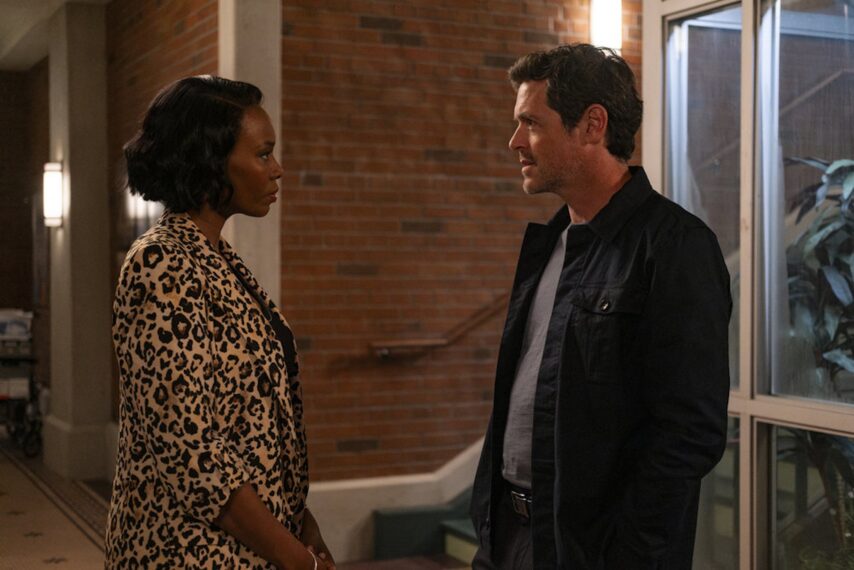 Tamberla Perry as Dr. Carol Pierce, Brendan Hines as Dr. Simon Gadson — 'Brilliant Minds' Season 1 Episode 7 