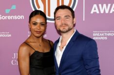 Britt Stewart and Daniel Durant attend The National Association Of The Deaf's Breakthrough Awards at Audrey Irmas Pavillion on October 25, 2023 in Los Angeles, California.