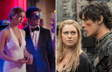 Emily VanCamp and Josh Bowman on 'Revenge'; Eliza Taylor and Bob Morley of 'The 100'