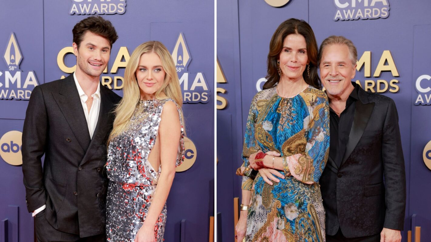 Chase Stokes and Kelsea Ballerini, Kelley Phleger and Don Johnson at the CMAs