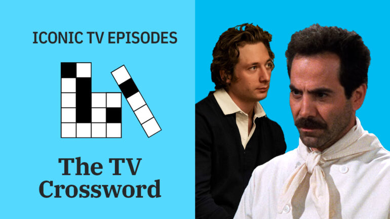 Iconic TV Episodes Crossword Header