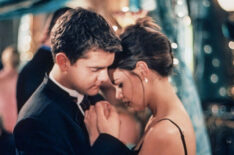 Joshua Jackson as Pacey Witter and Katie Holmes as Joey Potter in 'Dawson's Creek'