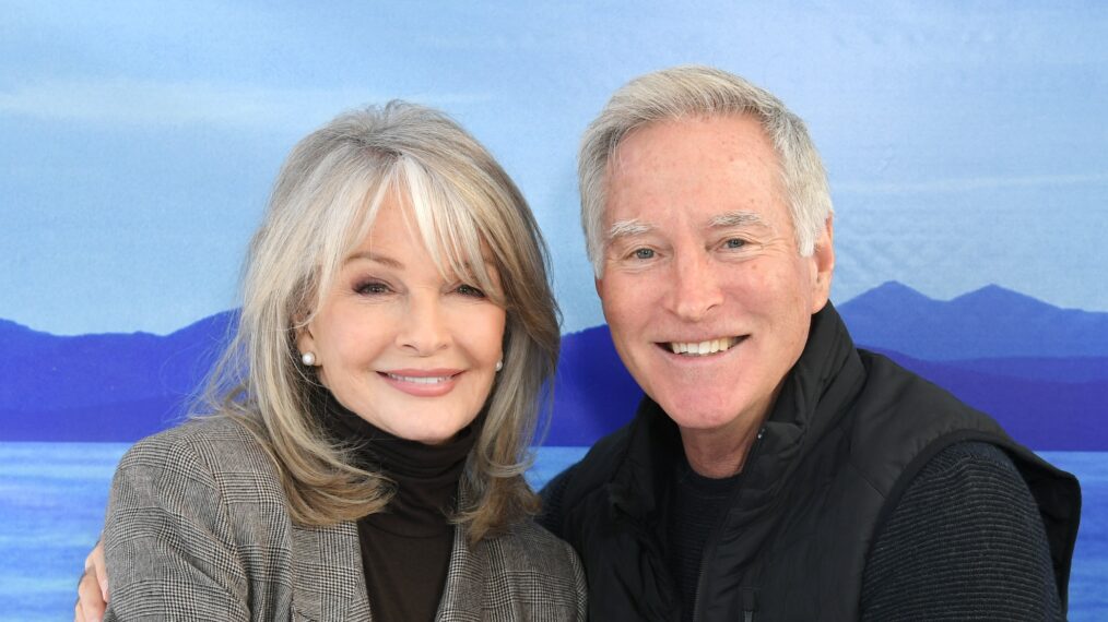 Deidre Hall and Drake Hogestyn