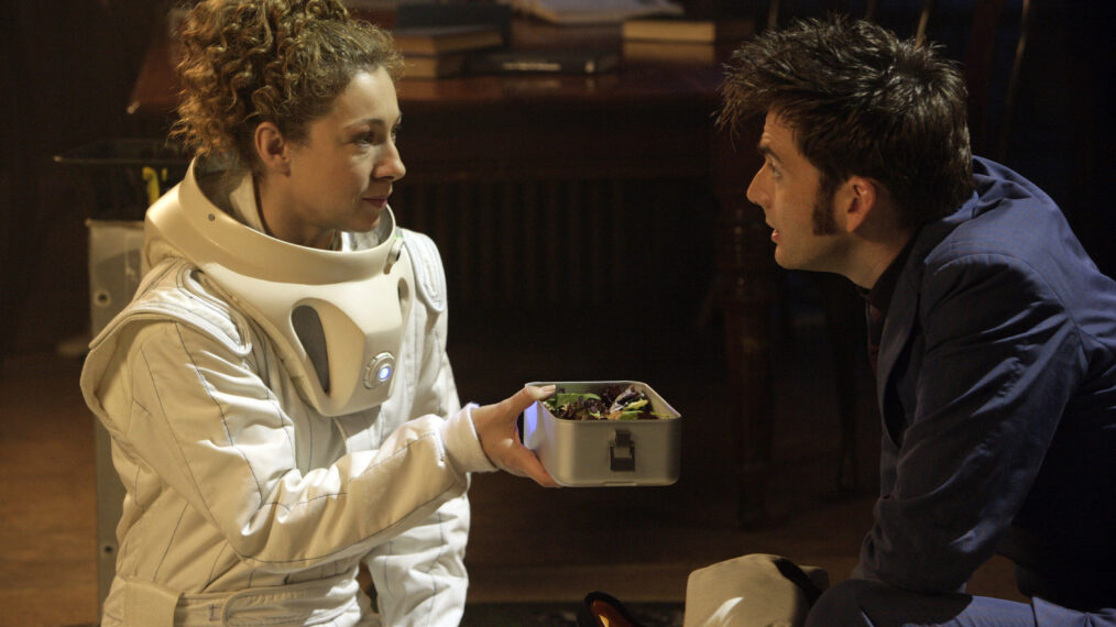 Alex Kingston as River Song and David Tennant as The Doctor — 'Doctor Who' Season 4 Episode 8 