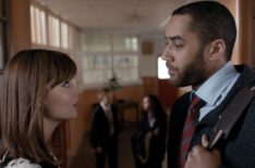 Jenna Coleman as Clara and Samuel Anderson as Danny — 'Doctor Who'