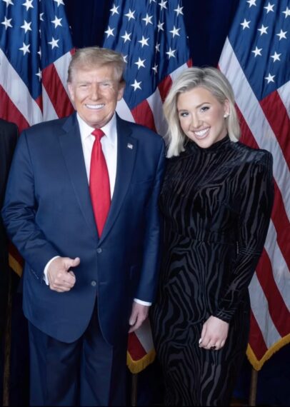 Savannah Chrisley with Donald Trump