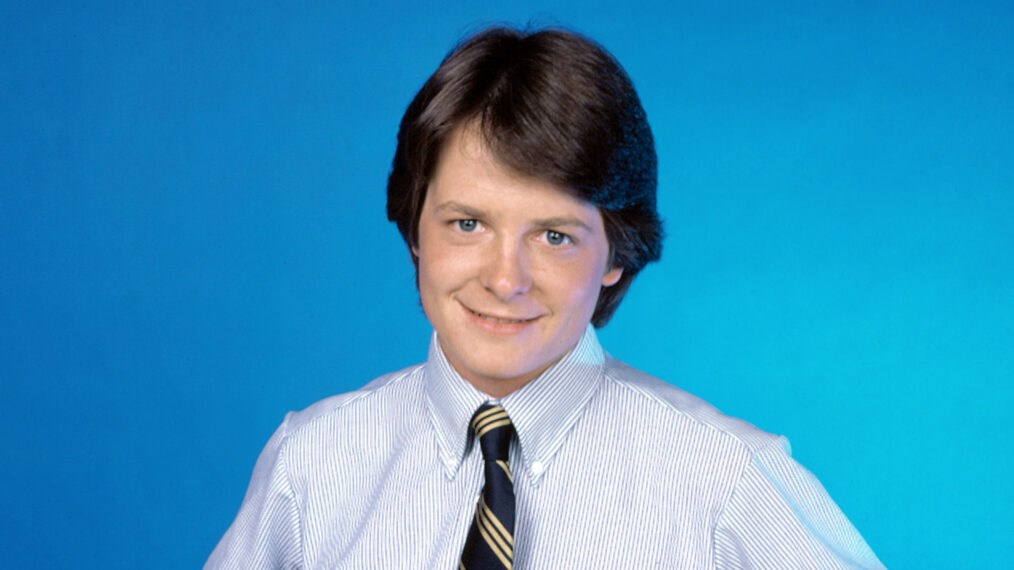 Michael J. Fox as Alex Keaton of 'Family Ties'