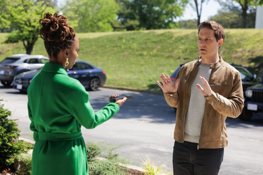 Shanola Hampton as Gabi, Michael Cassidy as Christian — 'Found' Season 2 Episode 5 "Missing While Presumed Dead"