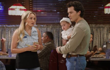 Emily Osment and Montana Jordan in 'Georgie & Mandy's First Marriage'