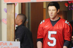 Cory Monteith as Finn Hudson on 'Glee'