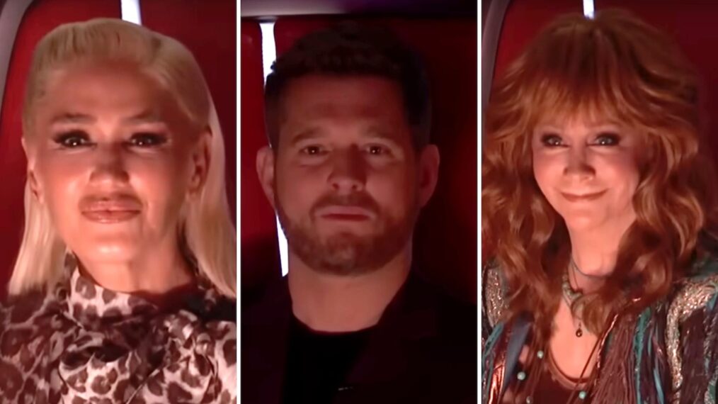 Gwen Stefani, Michael Buble, and Reba McEntire