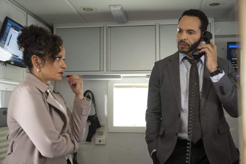 Judy Reyes and Daniel Sunjata in 'High Potential' Season 1