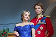 Hunter King, Jordan Renzo in 'A Royal Corgi Christmas'