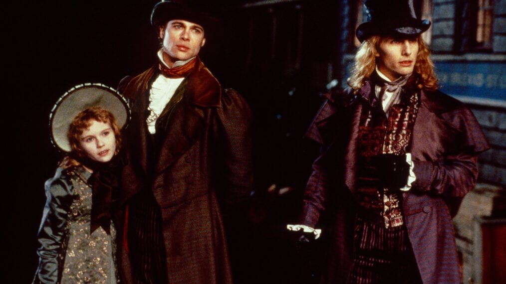 Kirsten Dunst, Brad Pitt, and Tom Cruise as Claudia, Louis, and Lestat in 'Interview With the Vampire' (1994)