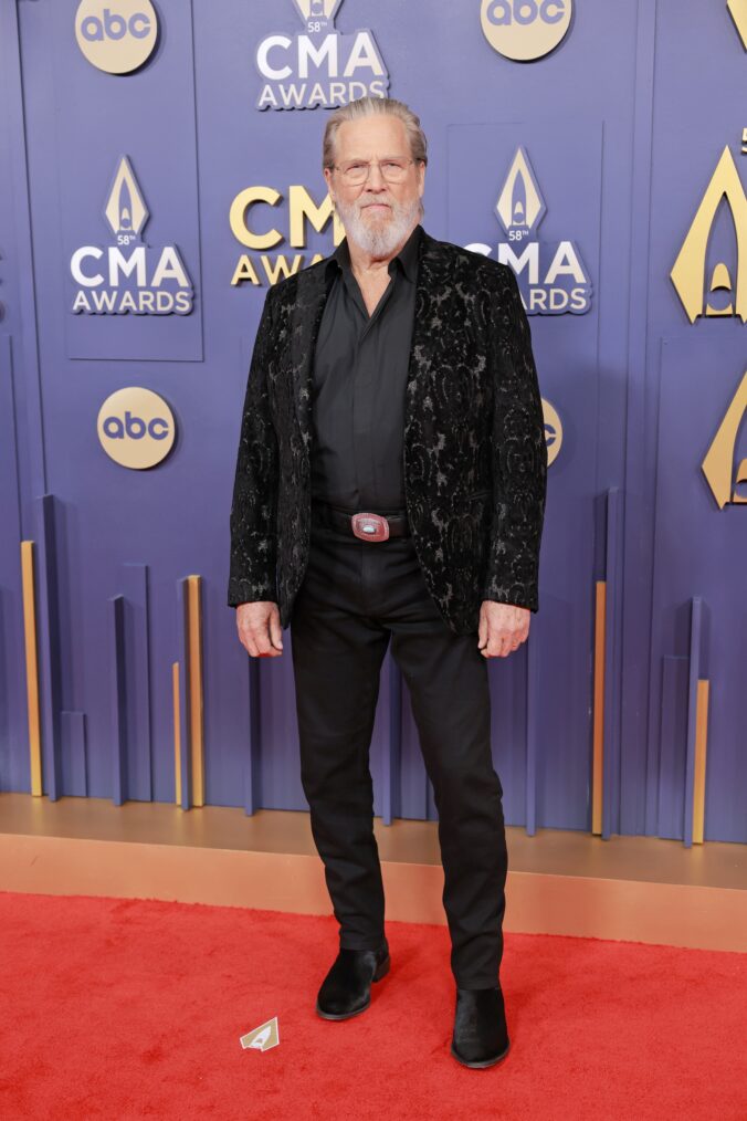 Jeff Bridges attends The 58th Annual CMA Awards at Music City Center on November 20, 2024 in Nashville, Tennessee.