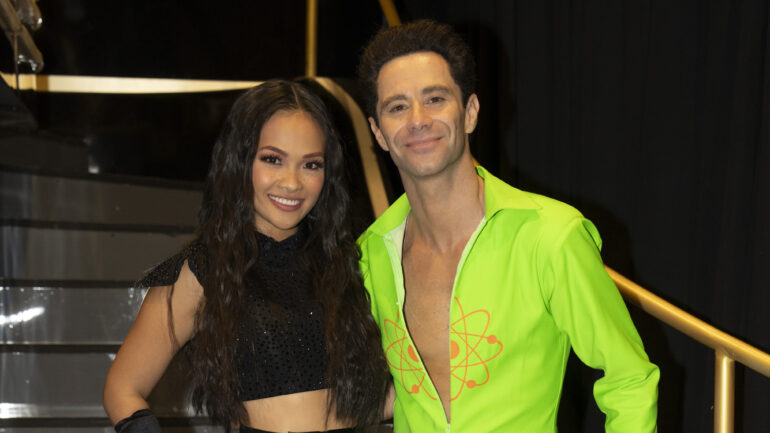 Jenn Tran and Sasha Farber on 'Dancing with the Stars'