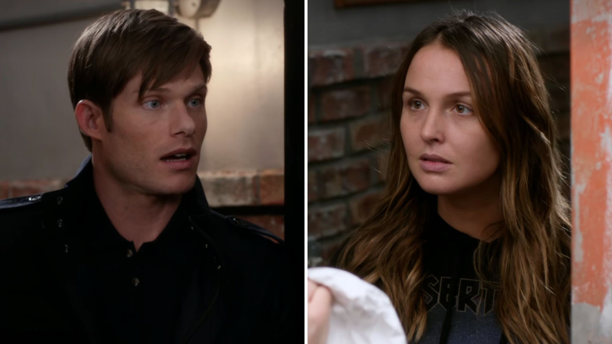 Camilla Luddington and Chris Carmack as Jo and Link in 'Grey's Anatomy' Season 15