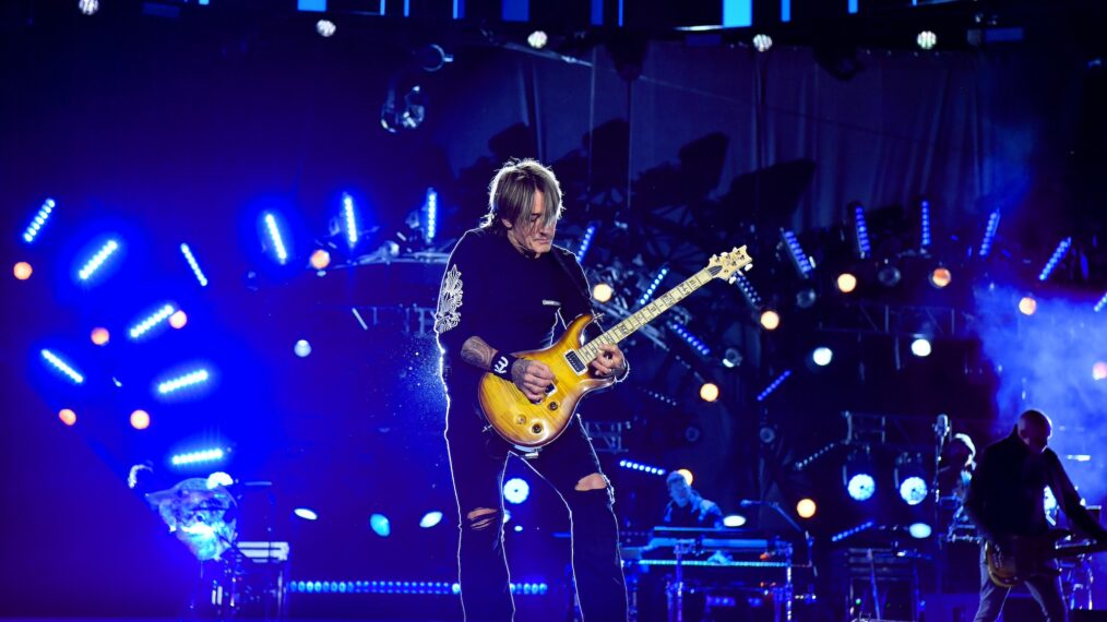 Recording Artist Keith Urban performs on stage during New Year's Eve Live Nashville's Big Bash