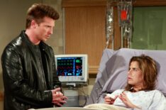 Kelly Monaco and Steve Burton on 'General Hospital' in 2008