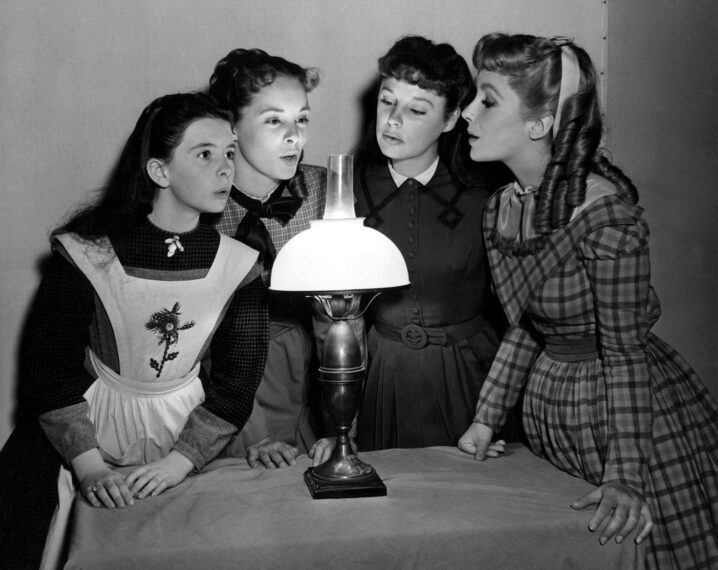 Margaret O'Brien, Janet Leigh, June Allyson, and Elizabeth Taylor in 'Little Women' 