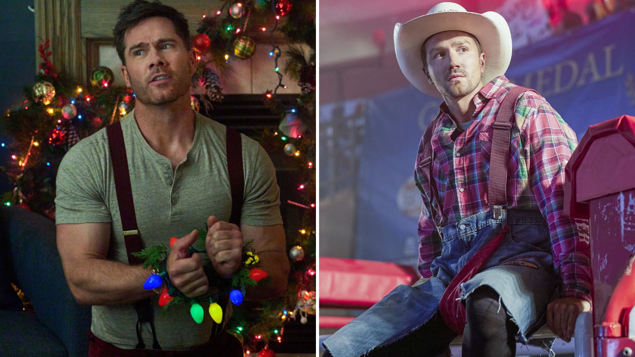 Luke Macfarlane in 'Catch Me If You Claus,' Jake Foy in 'Ride'