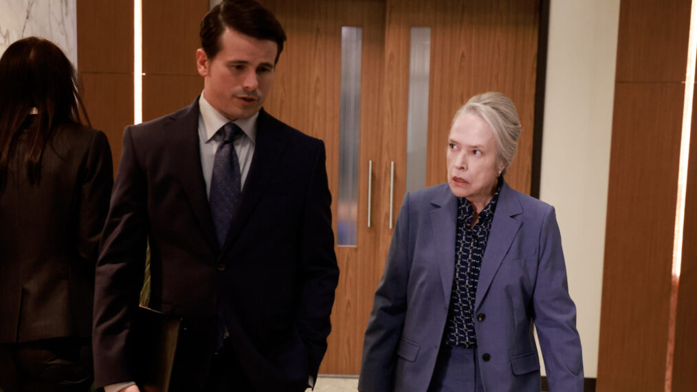 Jason Ritter as Julian, Kathy Bates as Matty in 'Matlock' Season 1 Episode 7