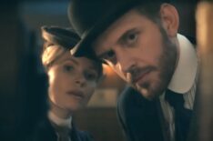 Kate Phillips and Tom Durant-Pritchard in the 'Miss Scarlet' Season 5 trailer