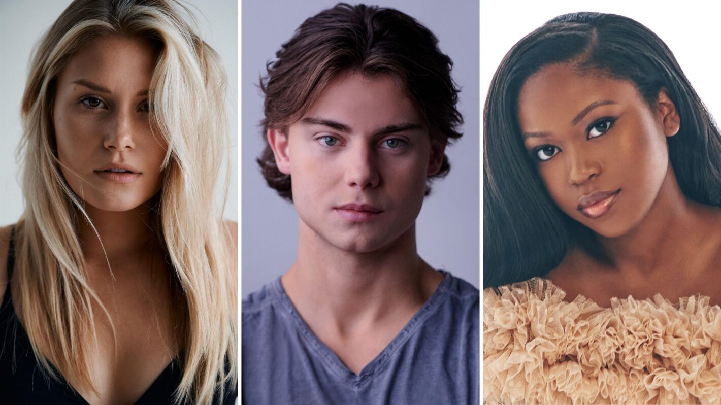 Natalie Sharp, Carson MacCormac, and Riele Downs for 'My Life with the Walter Boys' Season 2