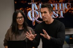 Charlotte Nicdao and Rob McElhenney in 'Mythic Quest' Season 4