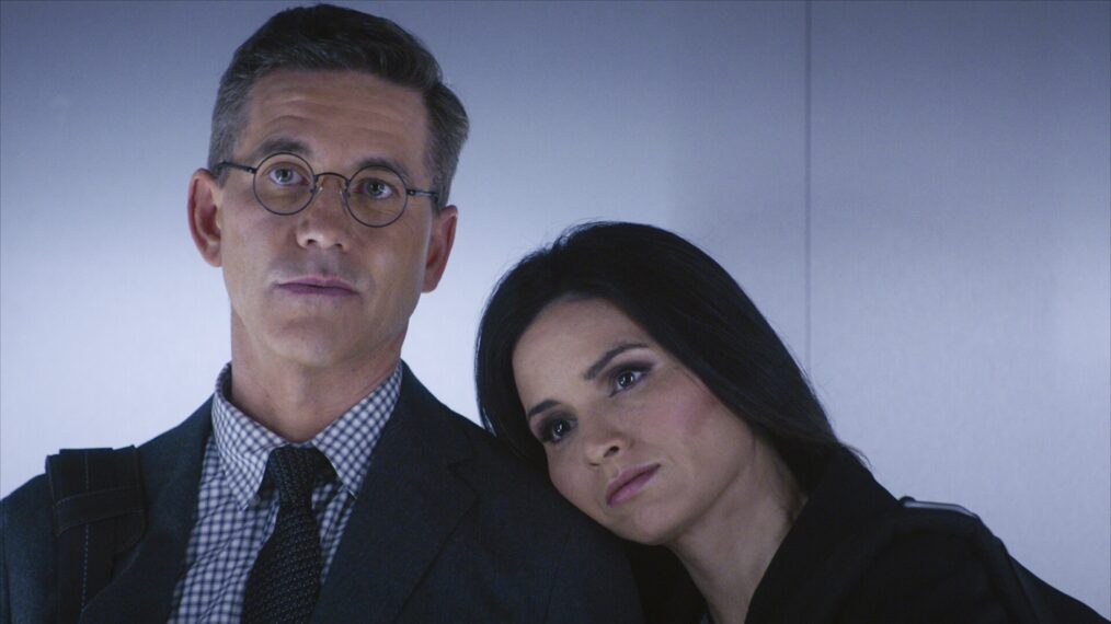 Brian Dietzen as Jimmy Palmer and Katrina Law as NCIS Special Agent Jessica Knight — 'NCIS' Season 20 Episode 20 "Second Opinion"