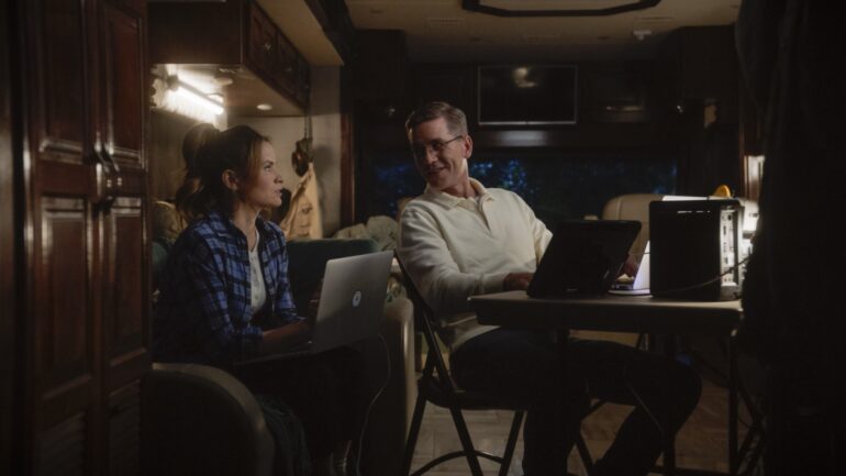 Katrina Law as NCIS Special Agent Jessica Knight and Brian Dietzen as Jimmy Palmer — 'NCIS' Season 22 Episode 4 "Sticks & Stones"