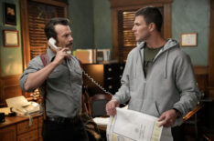 Kyle Schmid as Mike Franks and Austin Stowell as Leroy Jethro Gibbs in NCIS - 'One Flew Over'