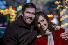 Luke Macfarlane, Nikki Deloach in 'Christmas Land'