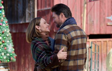 Warren Christie and Nikki DeLoach in 'Our Holiday Story'