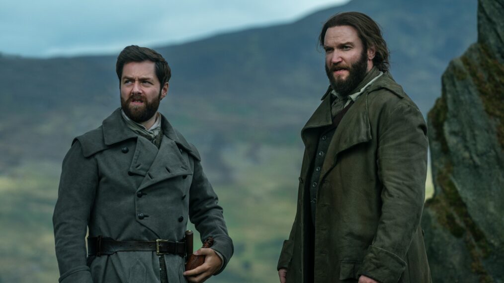 Richard Rankin and Diarmaid Murtagh in Outlander - Season 7