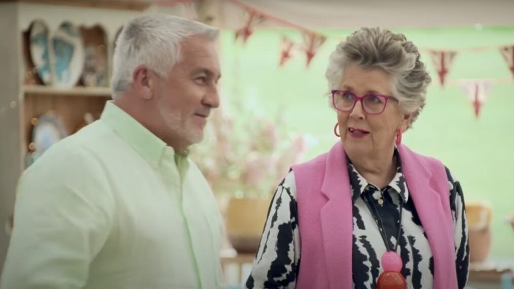 Paul Hollywood and Prue Leith on GBBO