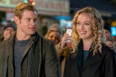 Trevor Donovan and Rachel Skarsten in 'Marry Me at Christmas'