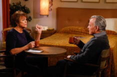 Colleen Zenk as Jordan Howard and Ray Wise as Ian Ward on 'Young and the Restless'