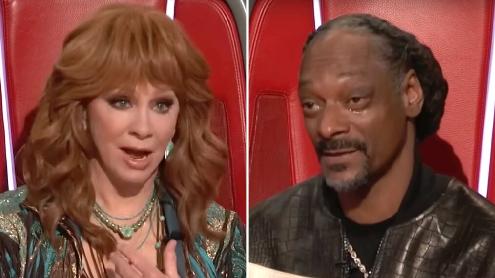 ‘The Voice’: Reba McEntire & Snoop Dogg in Tears Over Contestant Jeremy Beloate #SnoopDogg